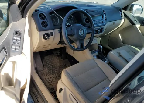 2012 Volkswagen Tiguan S from USA, damaged, VIN WVGAV7AX8CW580556